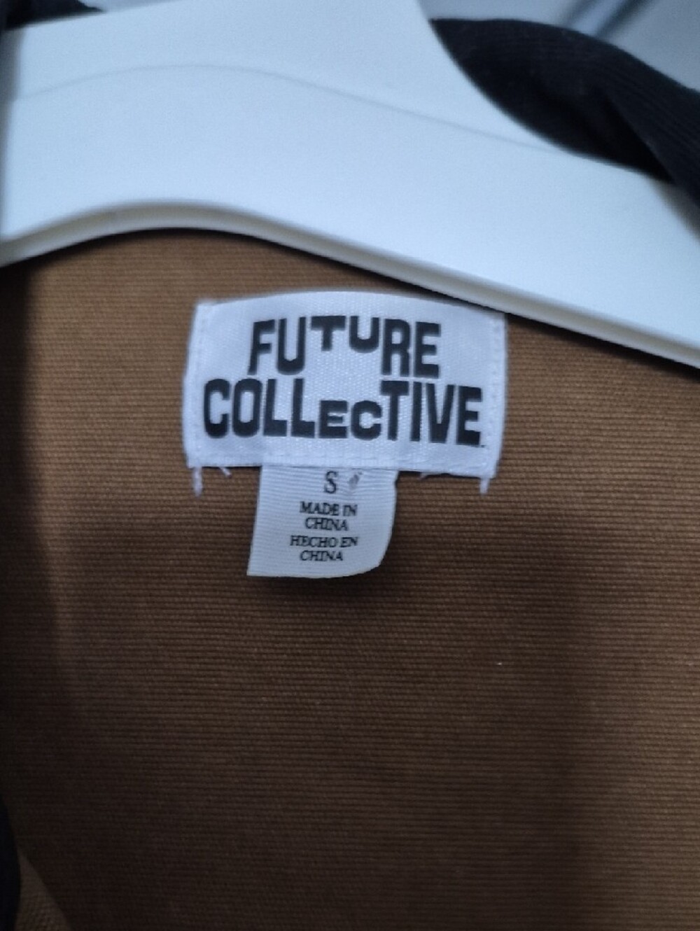 Target Brown Utility Jacket with Black Collar - Picture 2 of 4